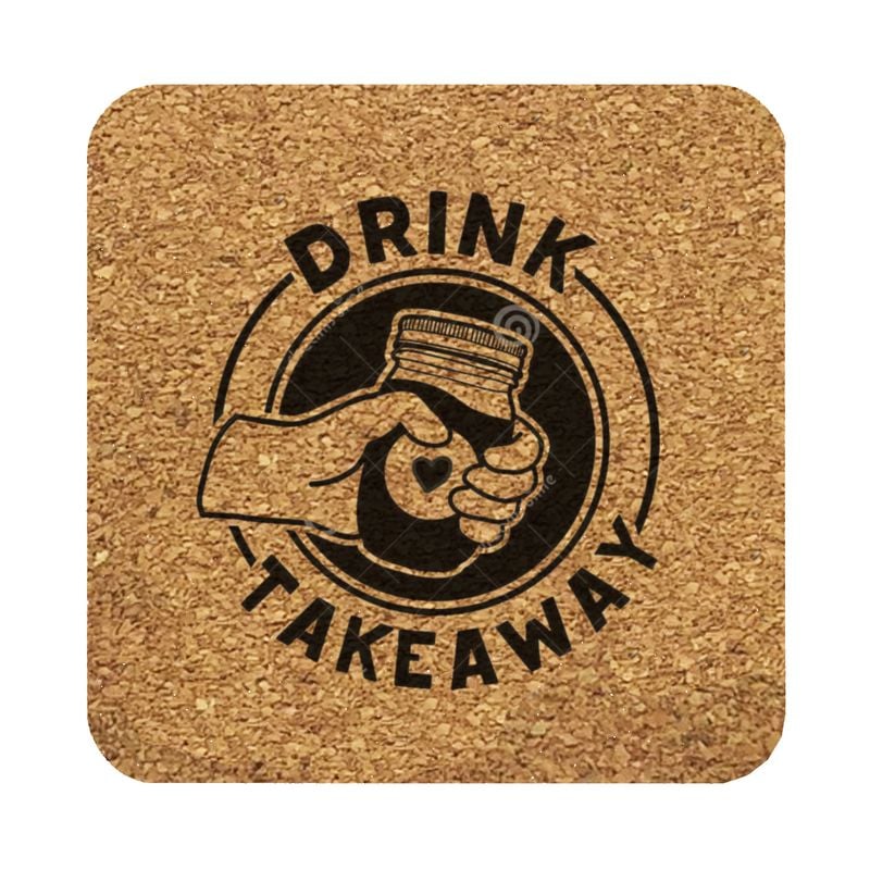 Vineyards Cork Coaster-Square Vineyards Cork Coaster-Square